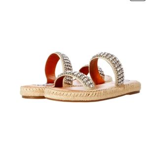 Steve Madden Original Zendeya Rhinestone Bling Espadrille Sandal